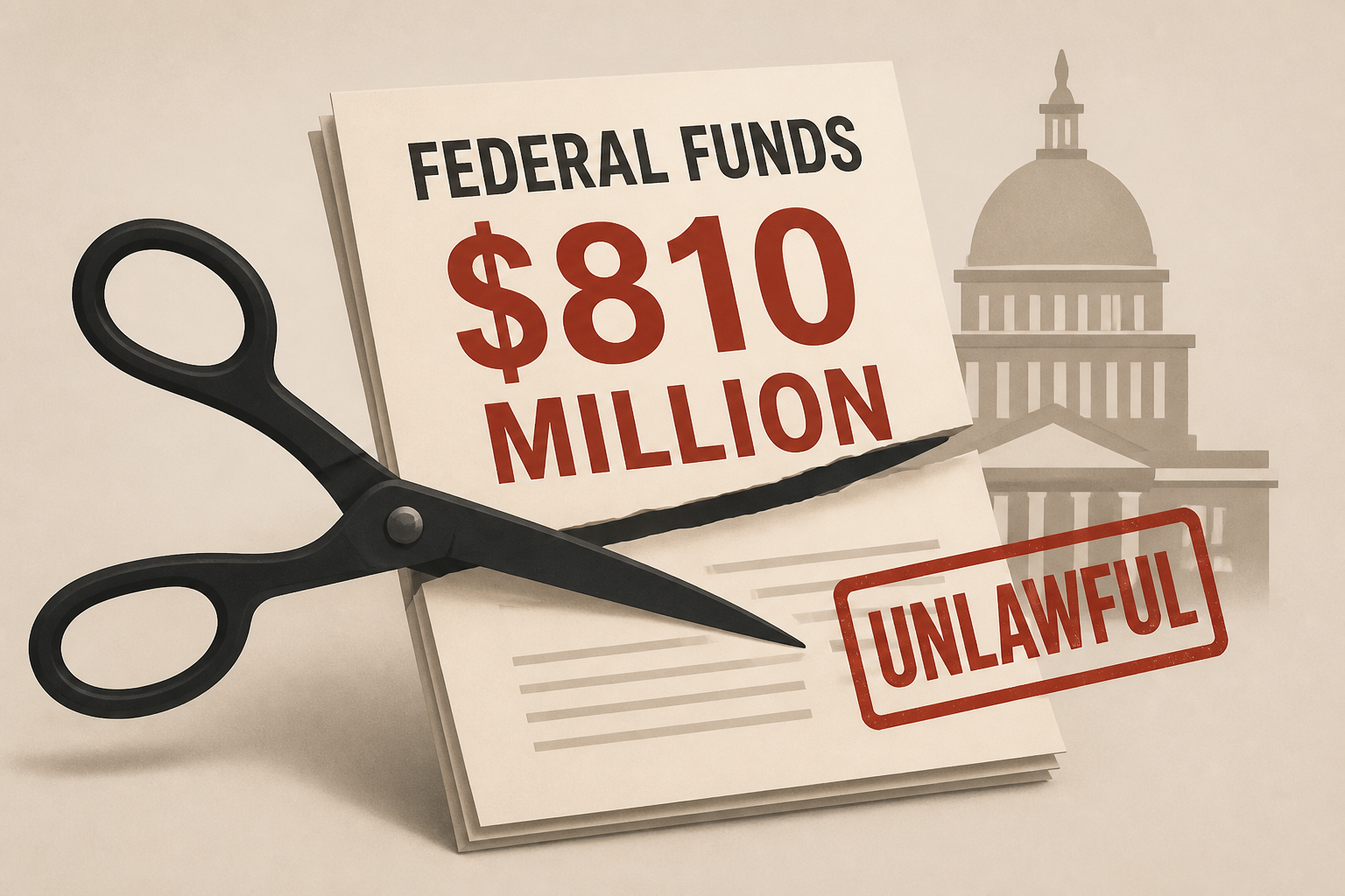 Lawmakers slam Trump’s ‘unlawful’ move to cut $810 million in federal funds