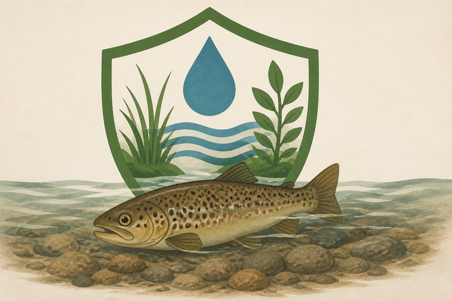 Project protects key wild brown trout Hertfordshire spawning site