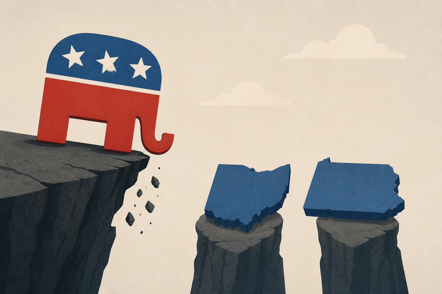 Republicans fear two key Senate races are slipping from their grasp
