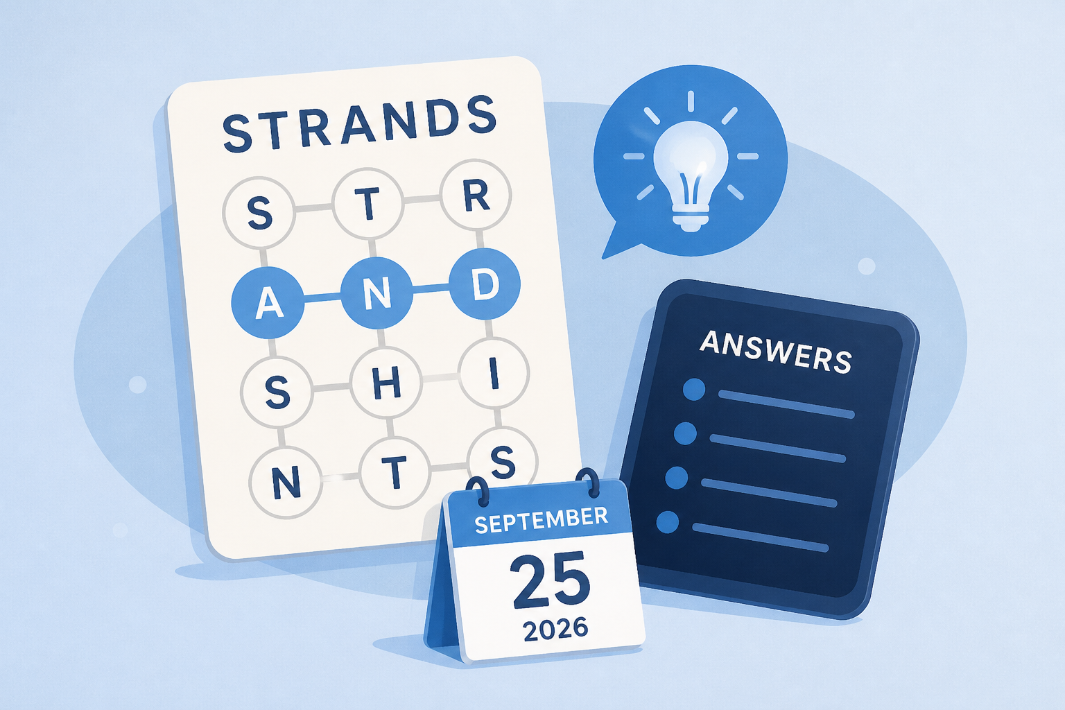 NYT Strands hints, answers for September 25, 2026