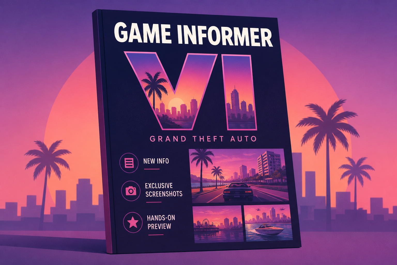 GTA 6 Fronts Next Game Informer Cover with New Info and Screenshots
