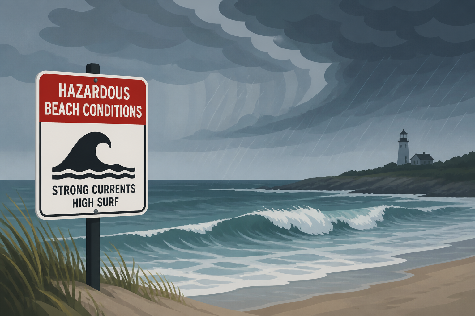 Nor’easter to bring hazardous beach conditions, rain to southern Maine coast