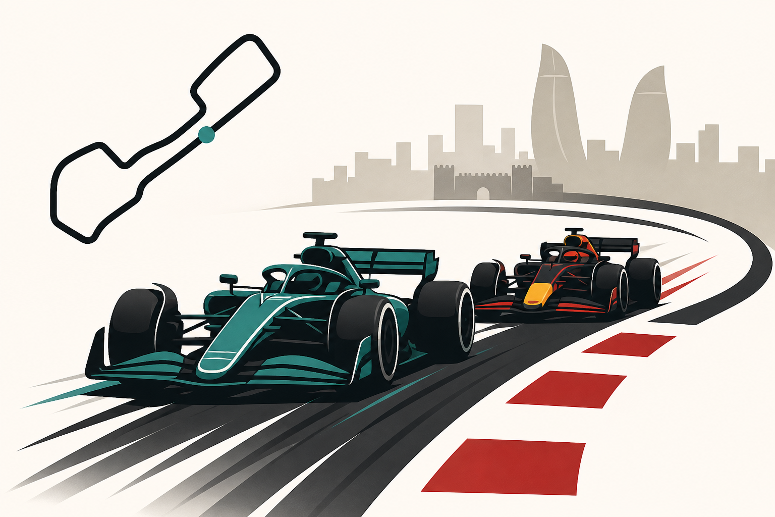 F1 Azerbaijan GP: Russell fends off Verstappen for victory; Colapinto takes out Gasly and Norris