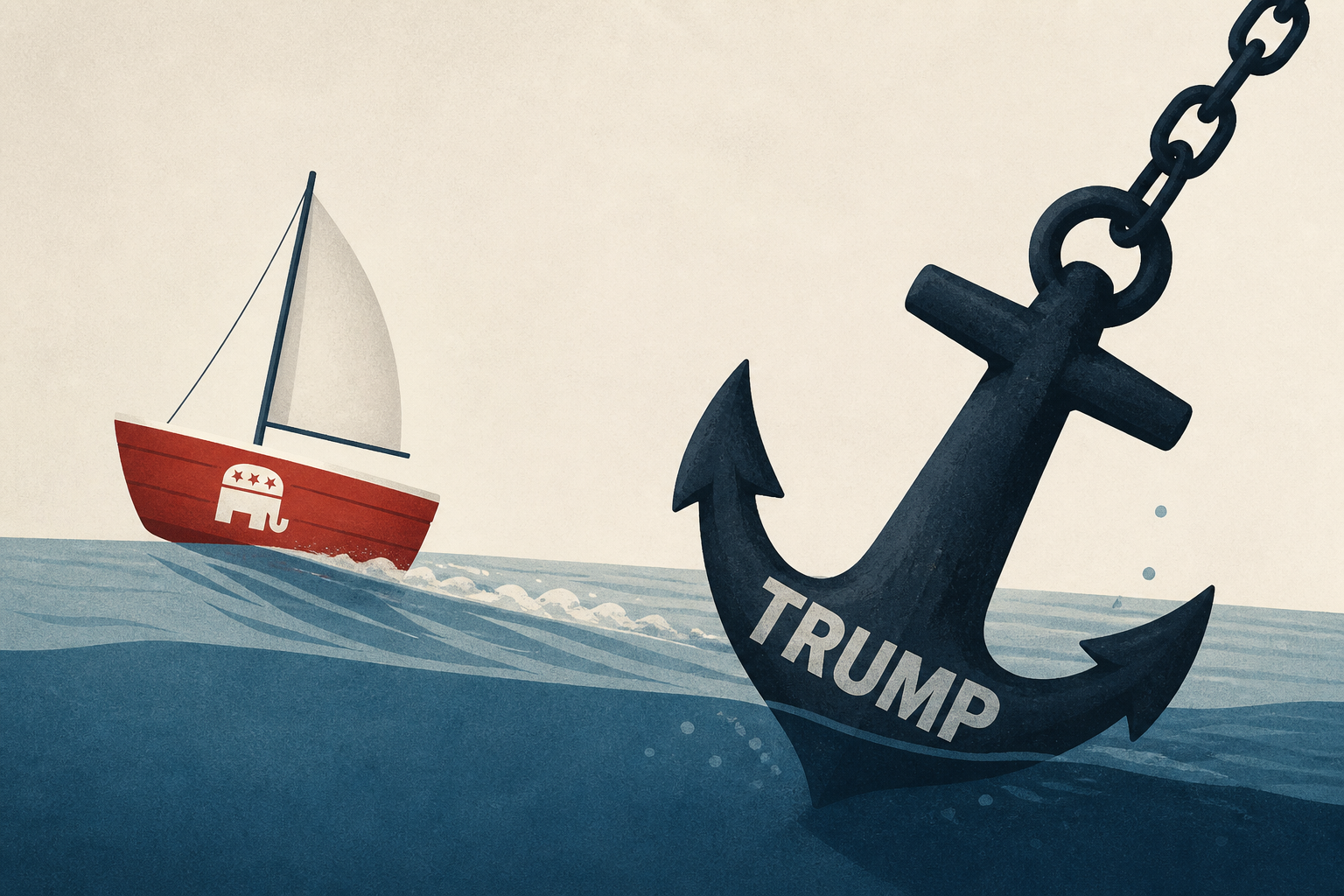 Republicans jump ship as Trump's anchor weighs heavy on party
