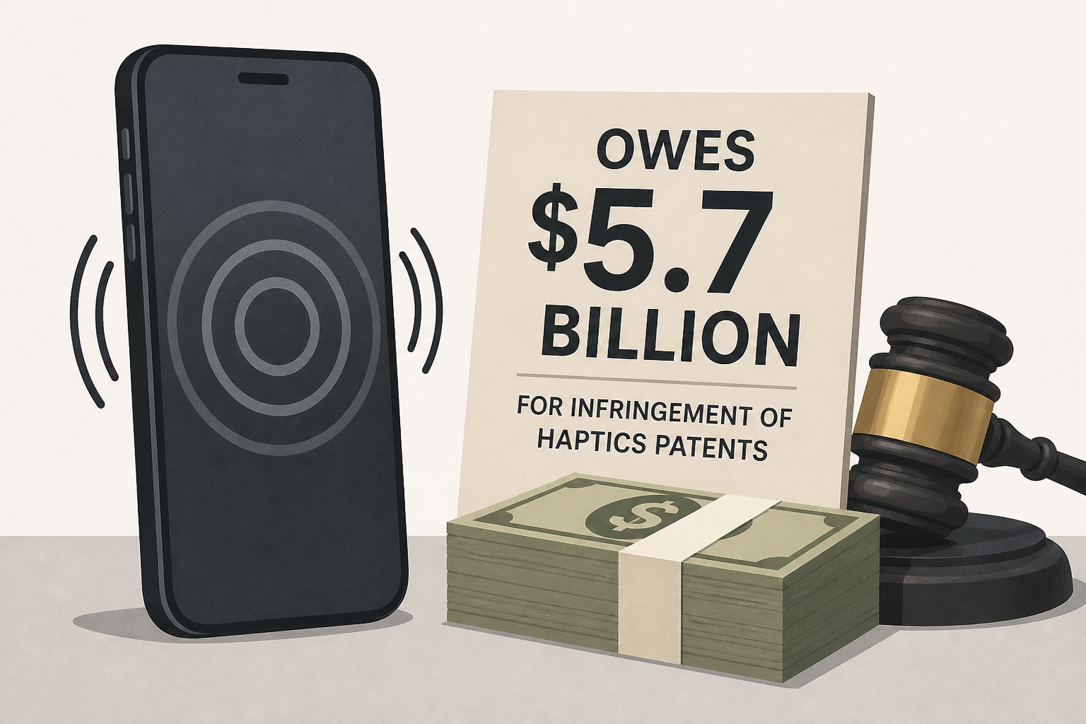 Apple Owes $5.7 Billion for Infringement of Haptics Patents (2)