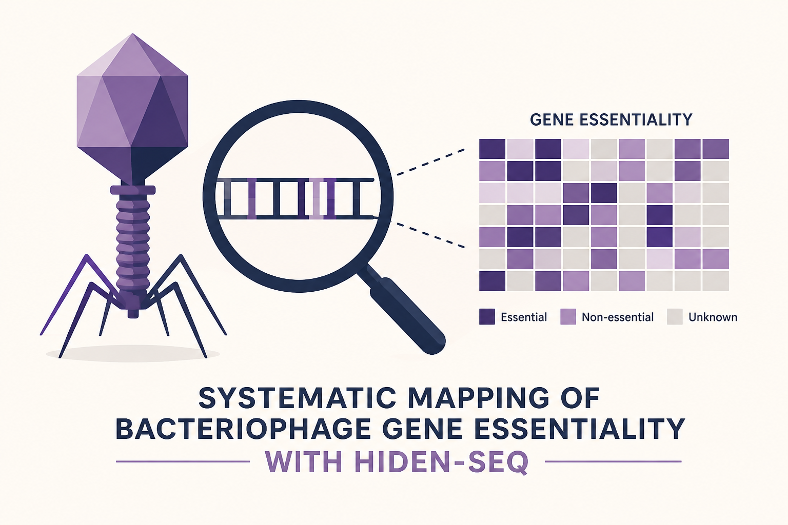 Systematic mapping of bacteriophage gene essentiality with HIDEN-SEQ