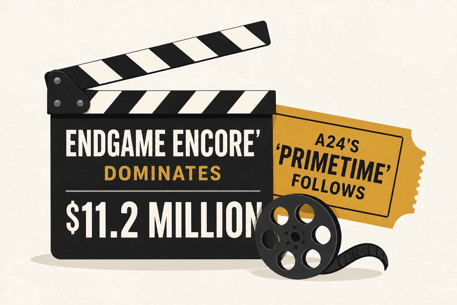 Endgame Encore' Dominates with $11.2 Million as A24's 'Primetime' Follows