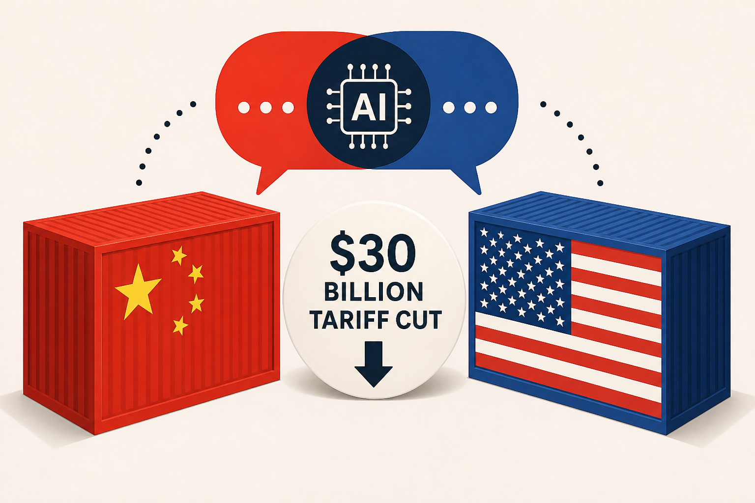 China, US agree to $30 billion tariff cut, AI dialogue during Xi visit, Beijing says