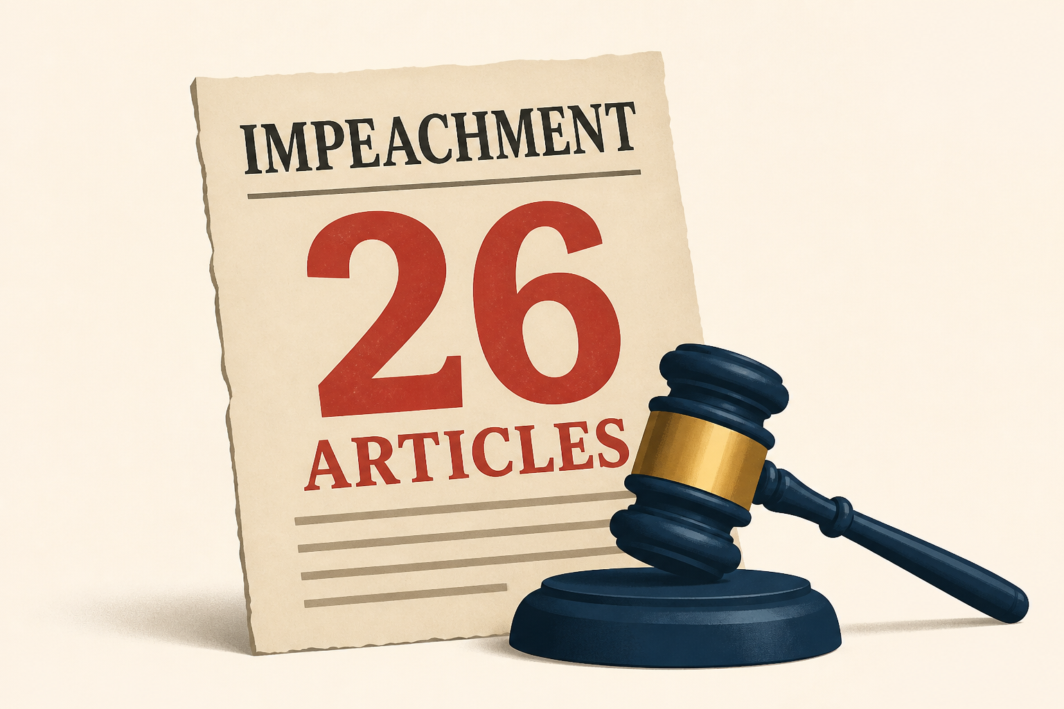 Donald Trump Hit With 26 Articles Of Impeachment