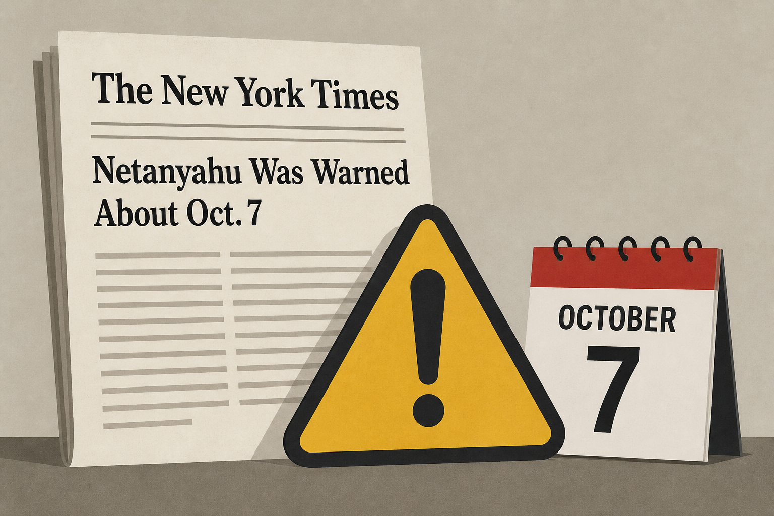 New York Times Affirms Haaretz Report: Netanyahu Was Warned About Oct. 7
