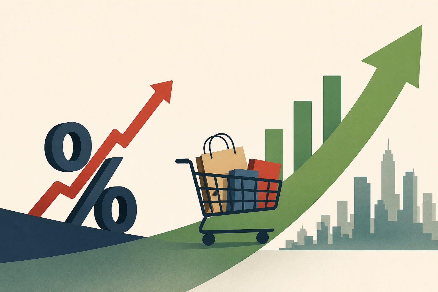 Defying higher bond yields: Consumers keep spending and the economy keeps booming
