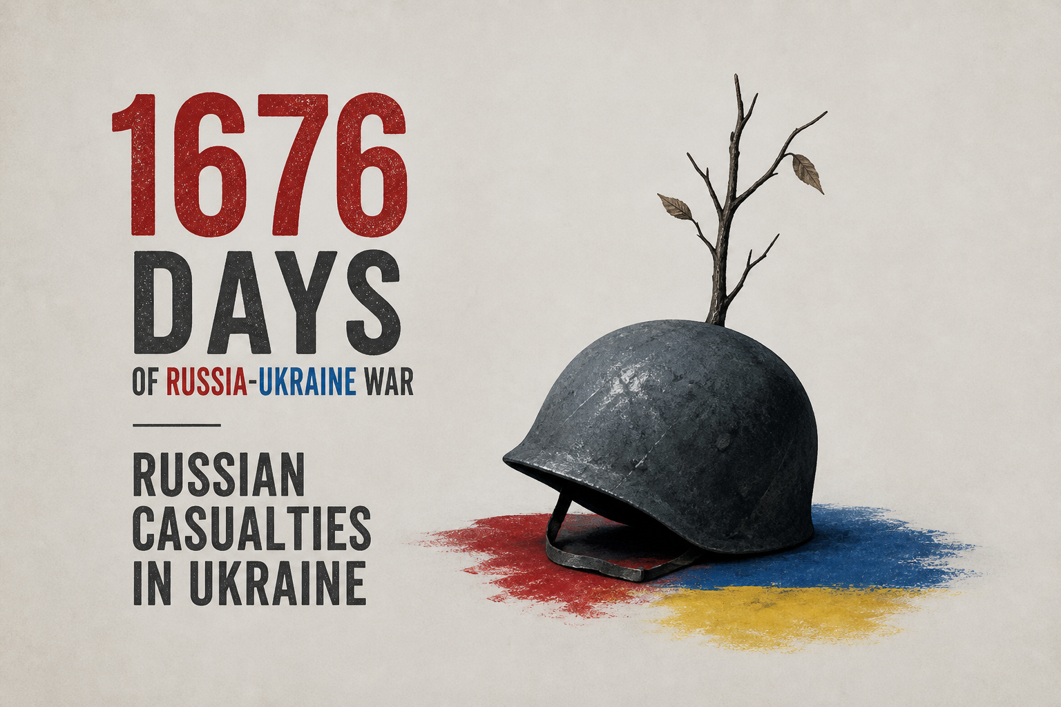 1676 Days of russia-Ukraine War - russian Casualties in Ukraine