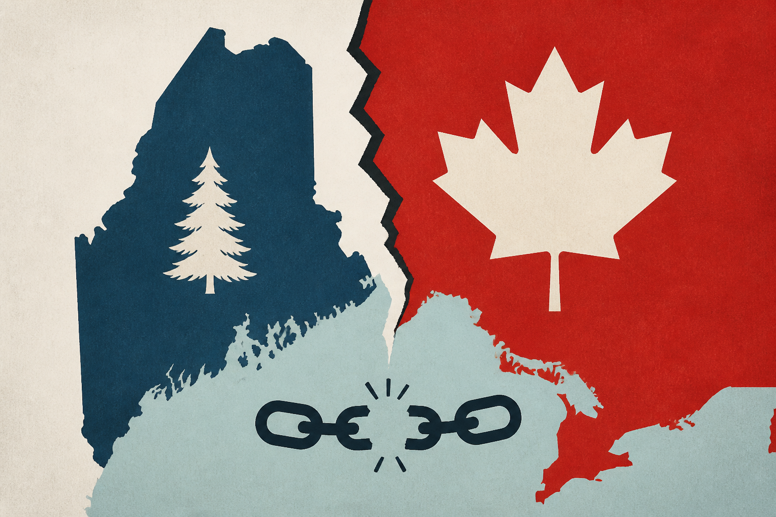 ‘It’s just getting worse’: anger in Maine over Trump’s trade war with close neighbor Canada