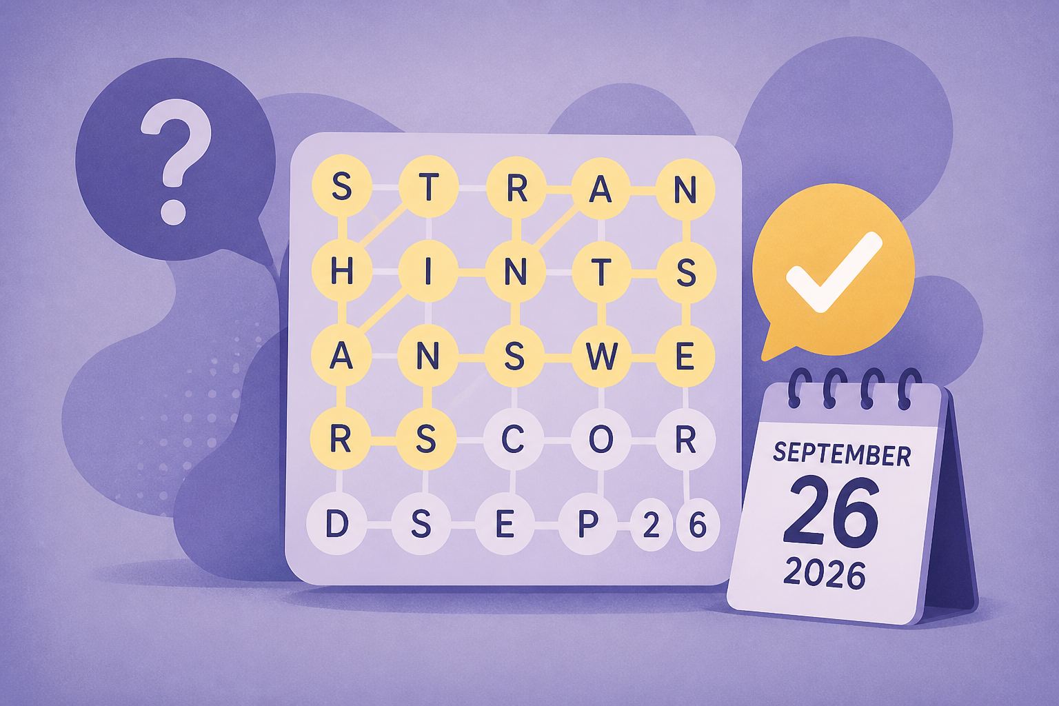 NYT Strands hints, answers for September 26, 2026