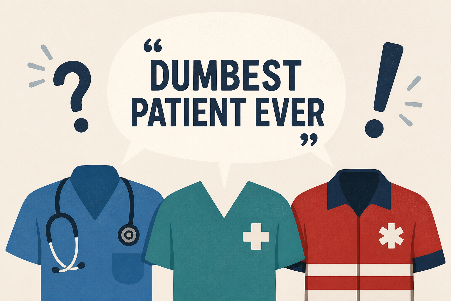 Doctors, Nurses, And EMTs Are Sharing Their "Dumbest Patient Ever" Stories
