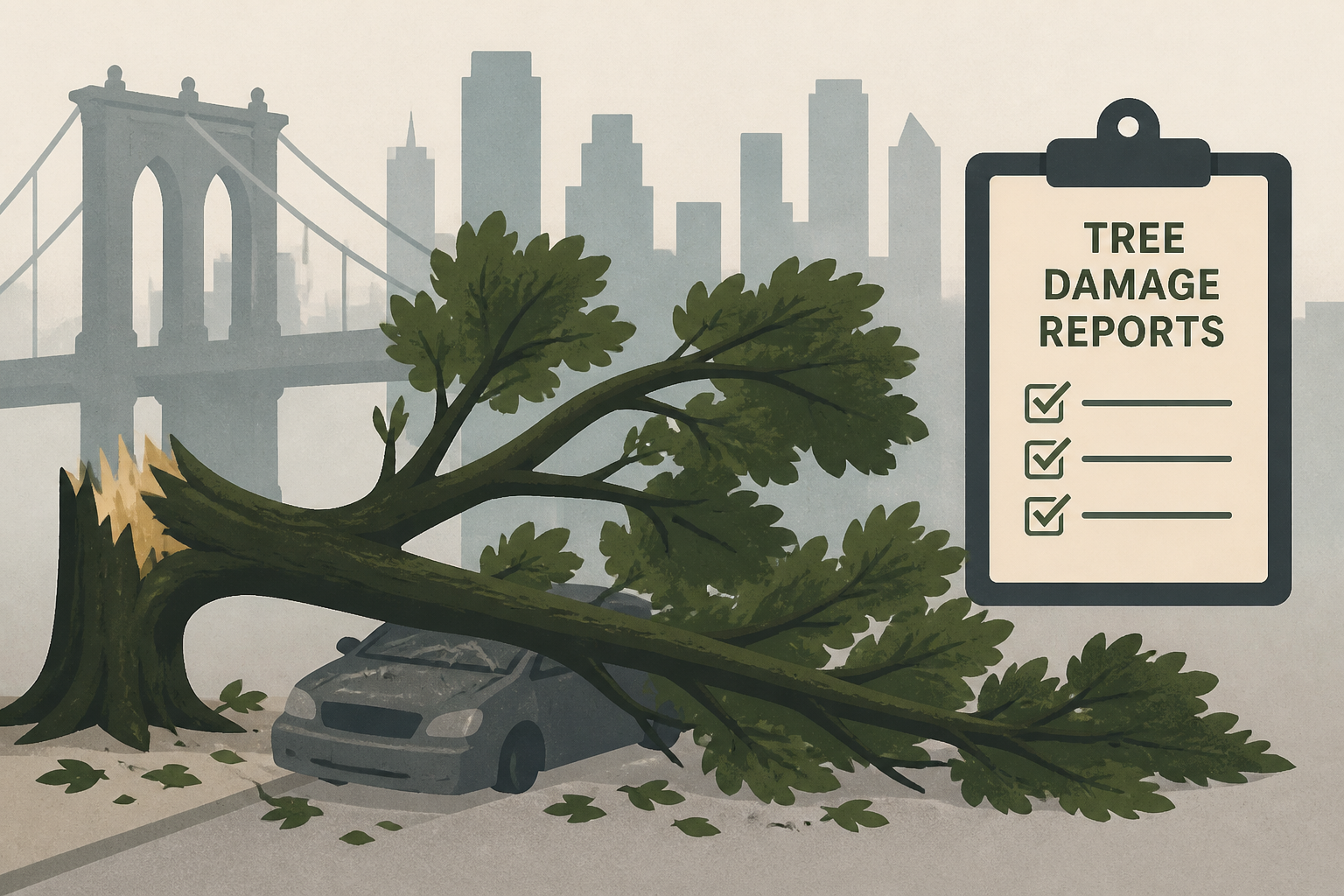 Man killed by falling tree in Brooklyn, NYC responds to hundreds of tree damage reports