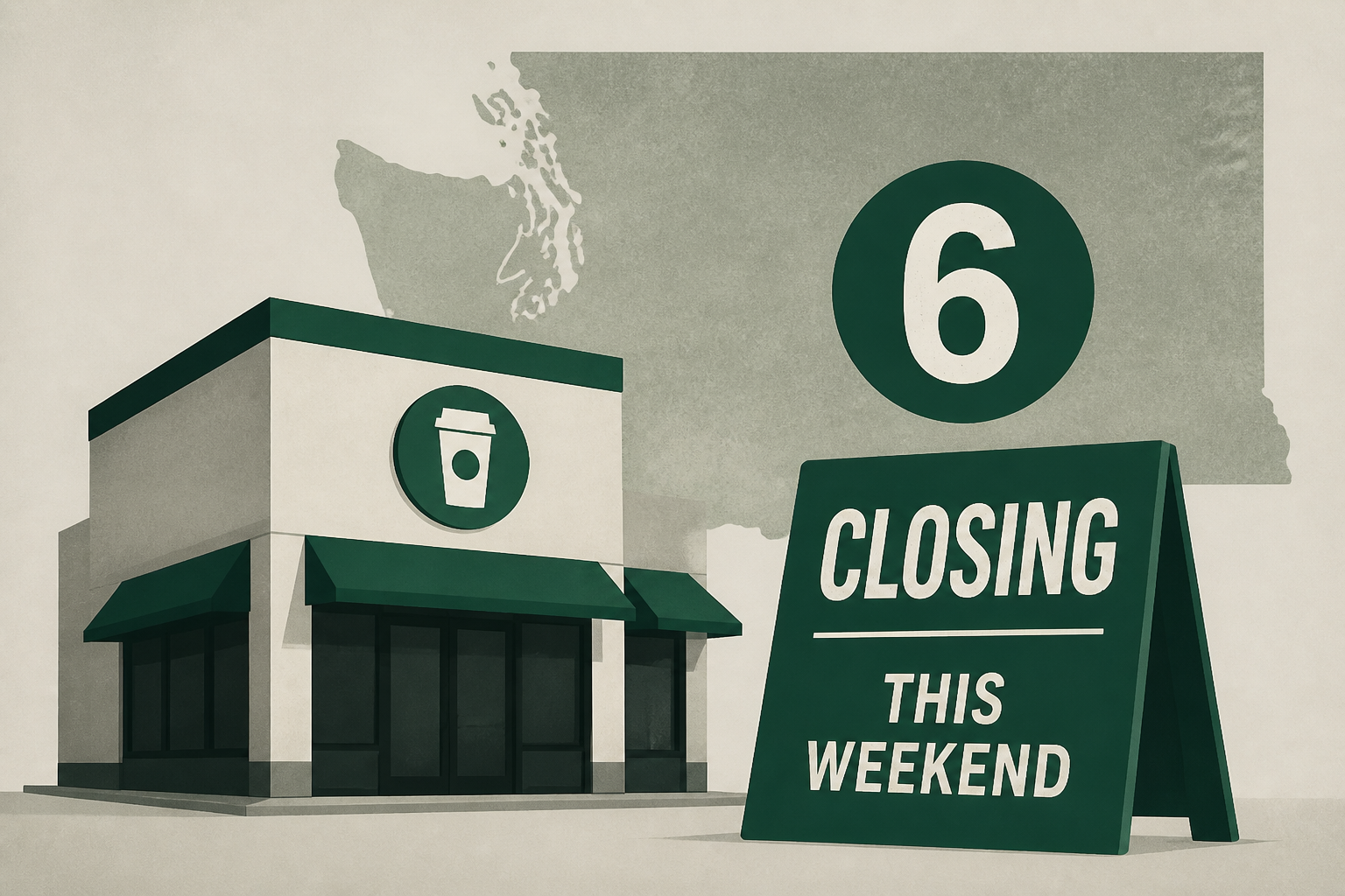 These 6 WA Starbucks locations are closing this weekend
