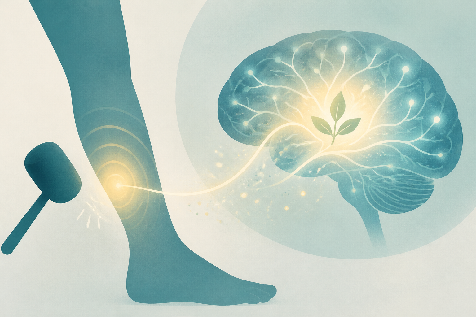 How Gentle Tapping on the Shin Heals the Brain
