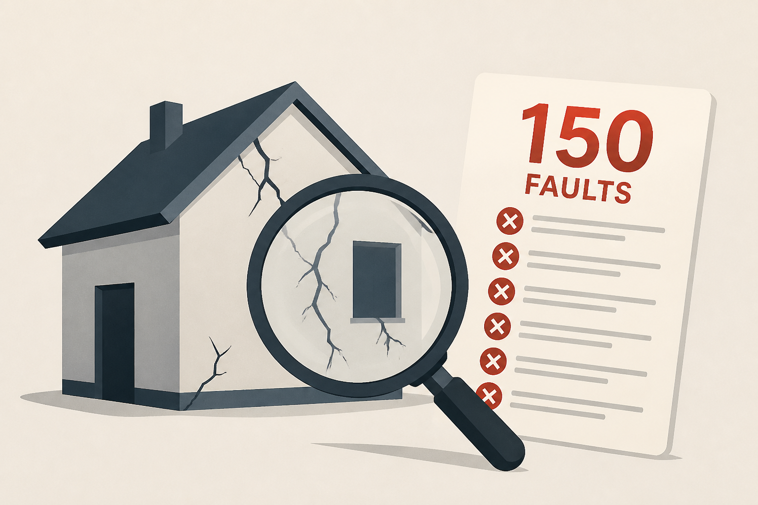 build homeowner finds 150 faults days after moving in