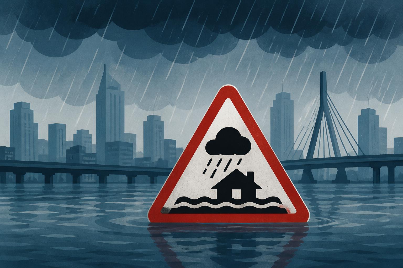 Disaster zone declared across Bangkok as heavy rain triggers flooding