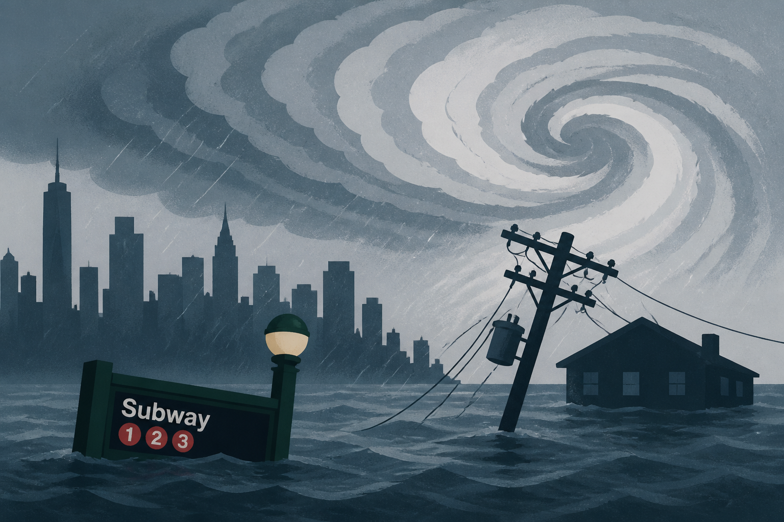 At least 1 dead as powerful, slow-moving nor'easter causes flooding, power outages to NYC, Long Island, New Jersey