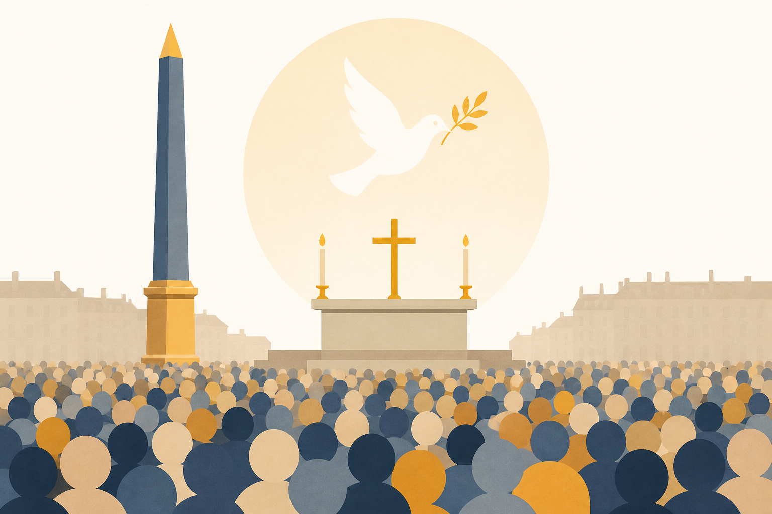 Pope Leo draws 800,000 people to central Paris for open-air Mass on iconic square