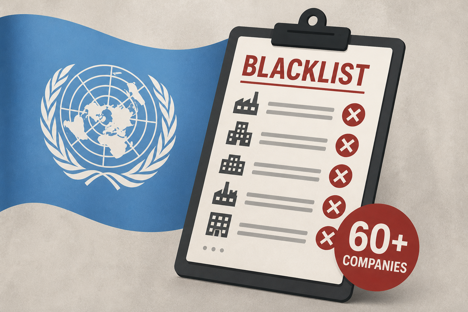 UN adds over 60 companies to Israel blacklist