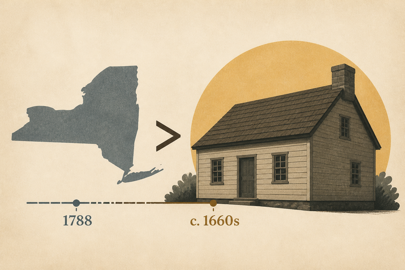 Upstate New York's oldest home is older than New York itself