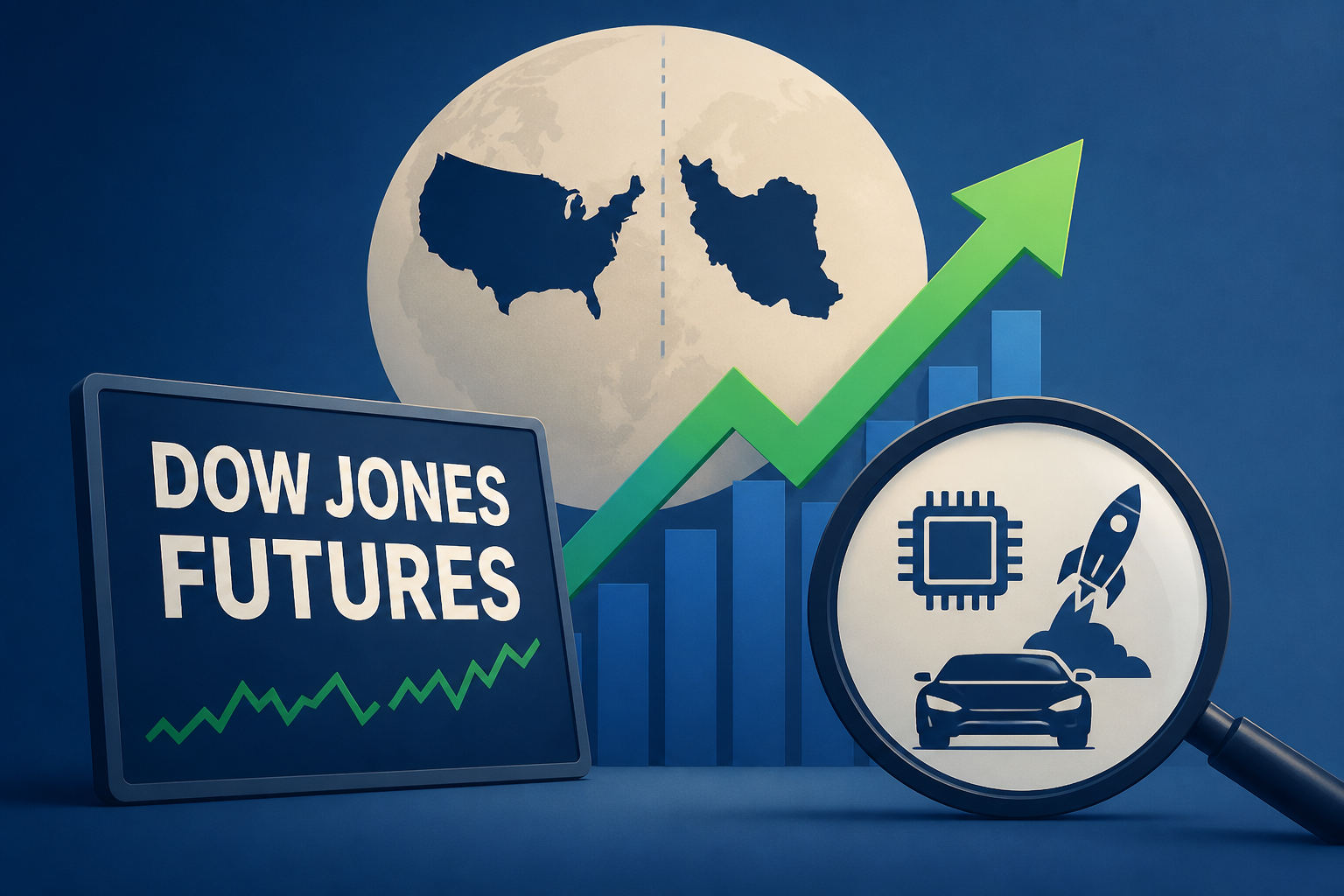 Dow Jones Futures Due Amid Trump Iran Comments; Micron, SpaceX, Tesla Eye Buy Points
