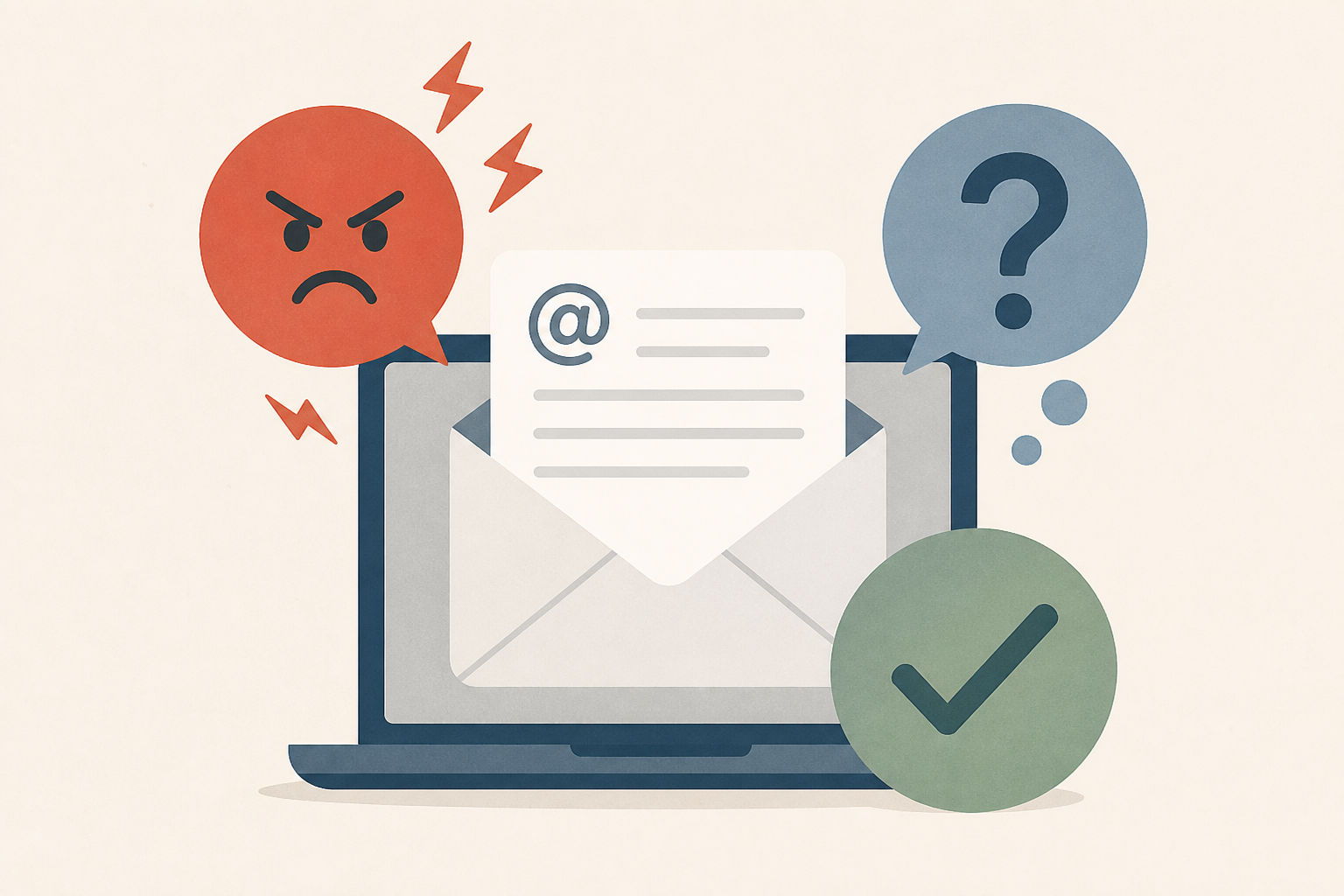 How to respond to an email that makes you angry or confused.