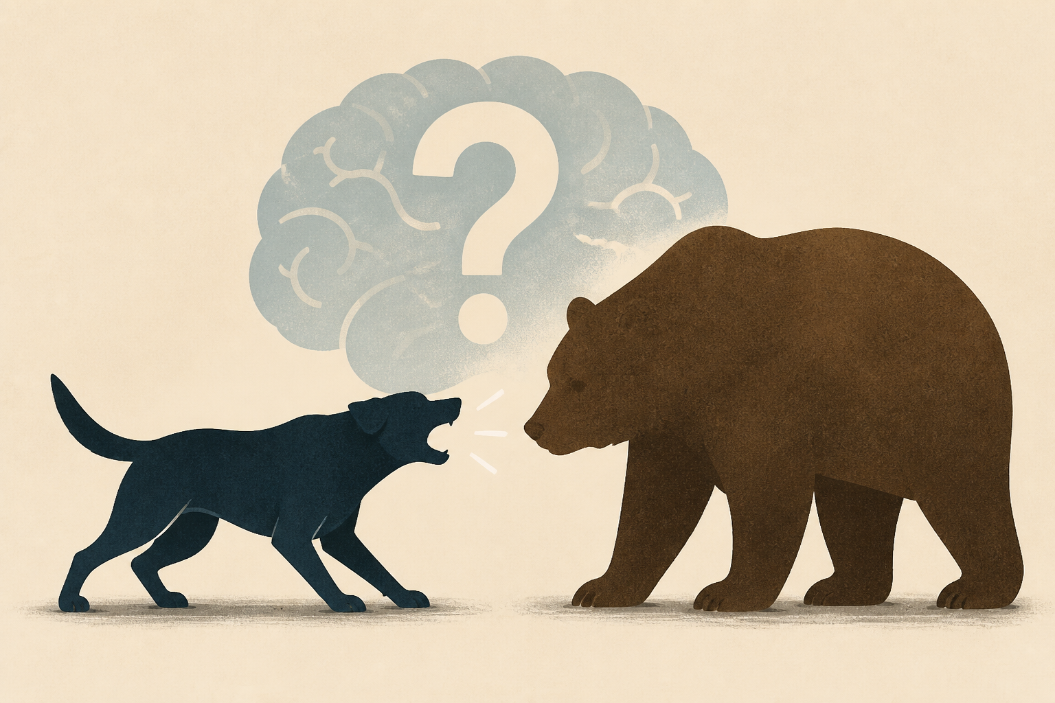 Dogs Will Fight Bears. But Not Because of the Reason You Might Think.