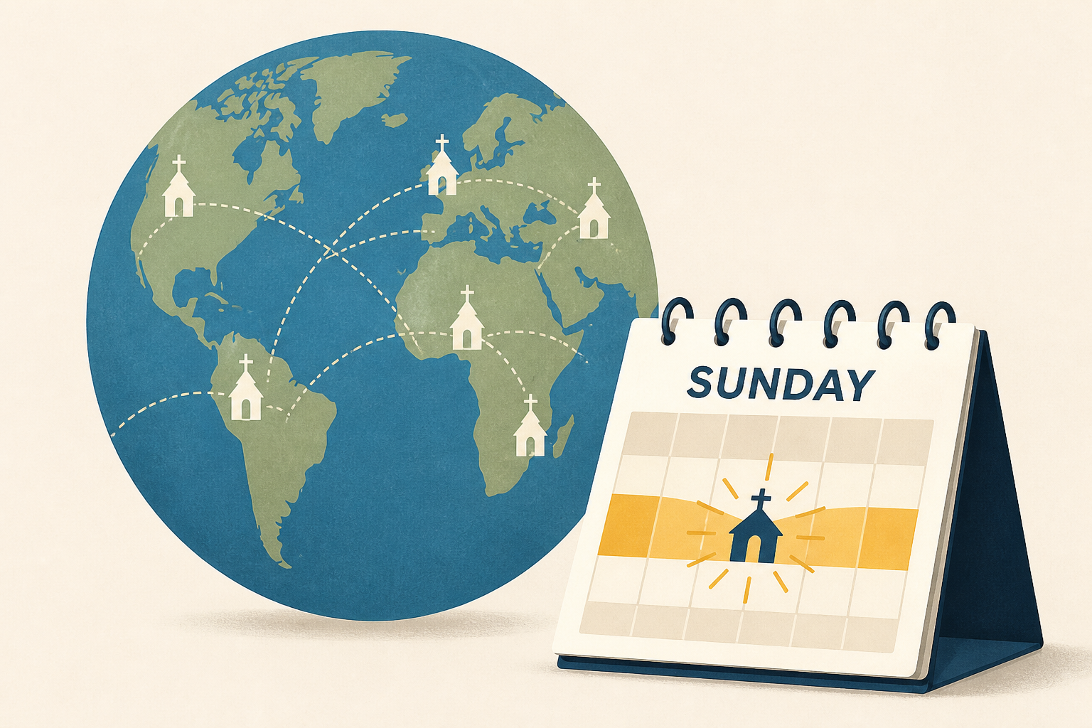 Church members around the world embrace new Sunday schedule