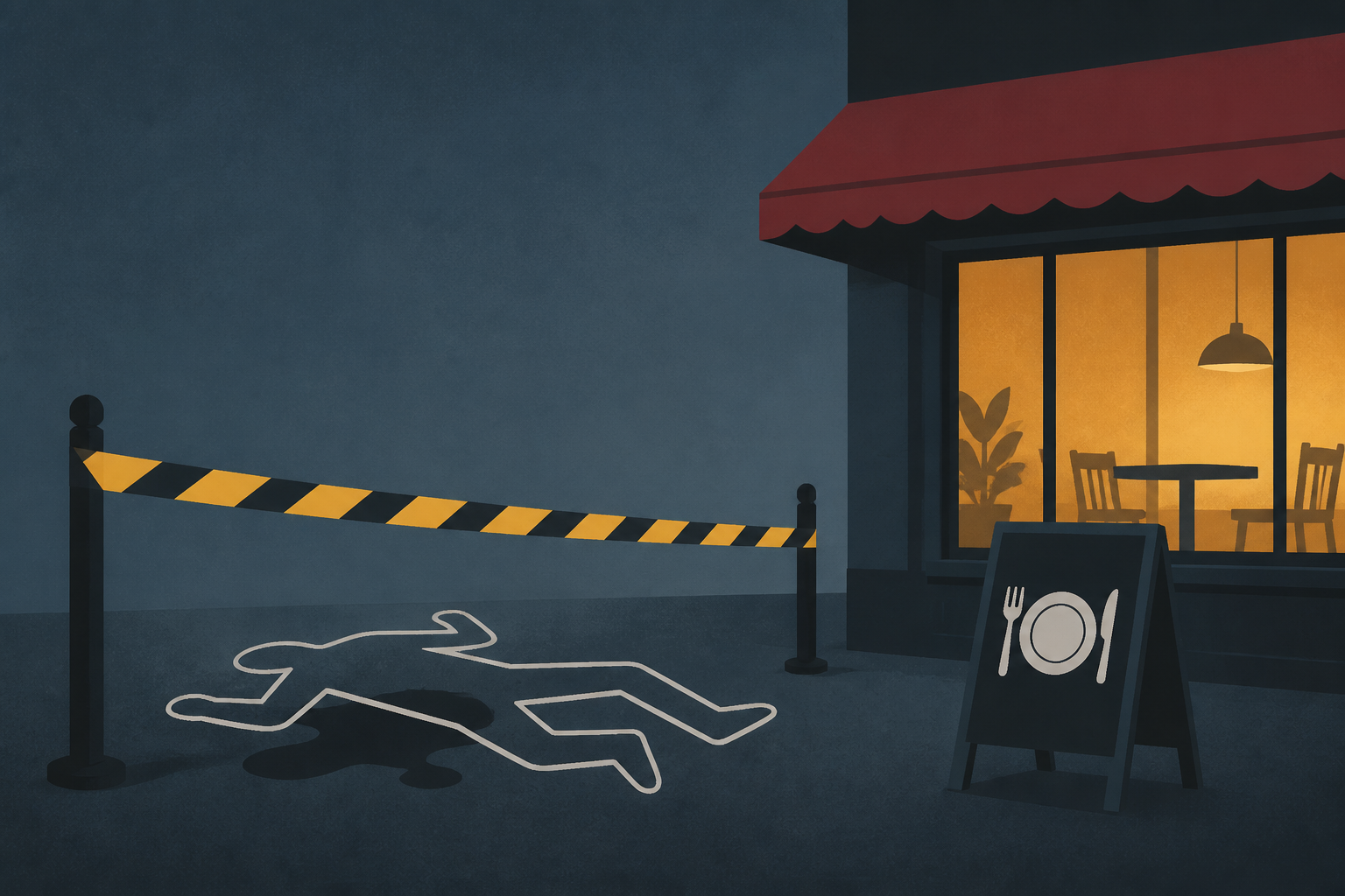 Man found dead near popular restaurant