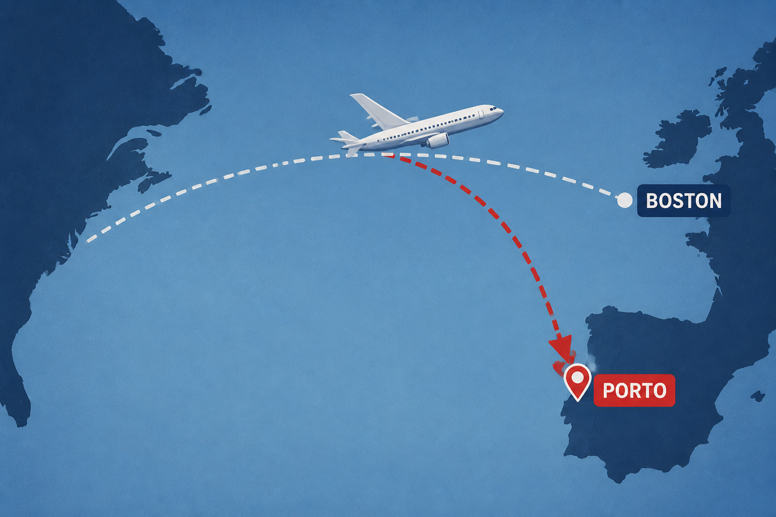 Emergency: Delta flight DL251 to Boston turned around over Atlantic and diverted to Porto