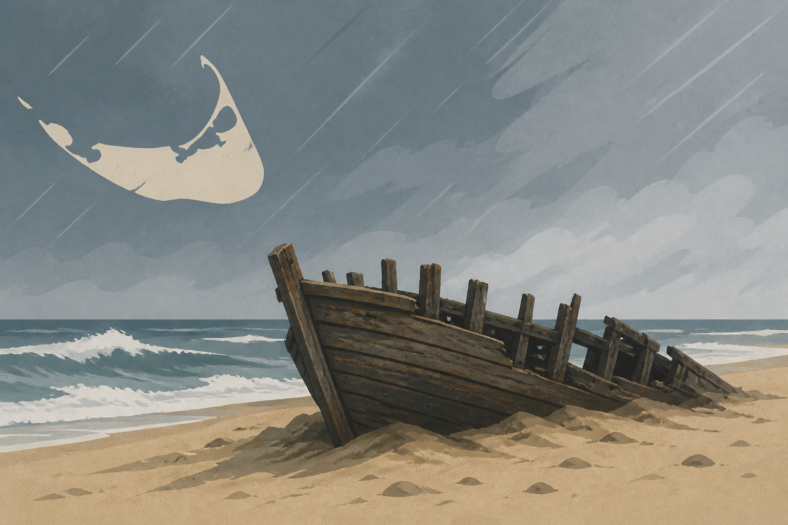 Nantucket shipwreck uncovered by Nor'easter