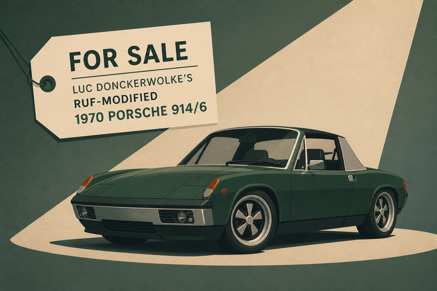 For Sale: Luc Donckerwolke’s RUF-Modified 1970 Porsche 914/6