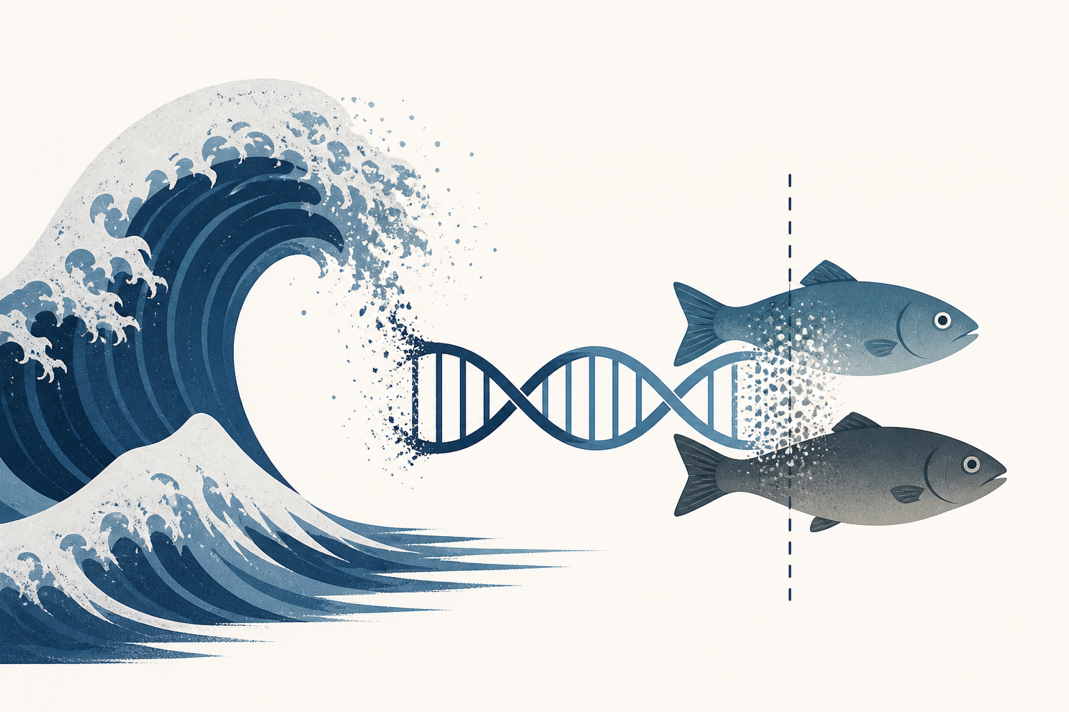 Japan's 2011 tsunami sparked fish hybridization, but species boundaries largely held