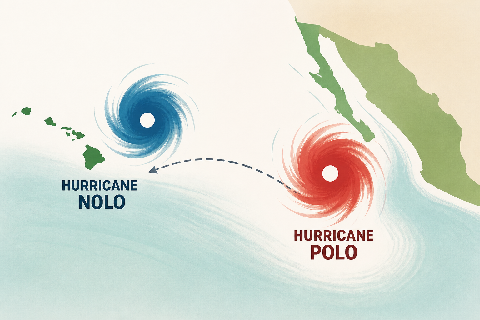 Hurricane Nolo still threatens Hawaii as Mexico's Baja braces for major Hurricane Polo