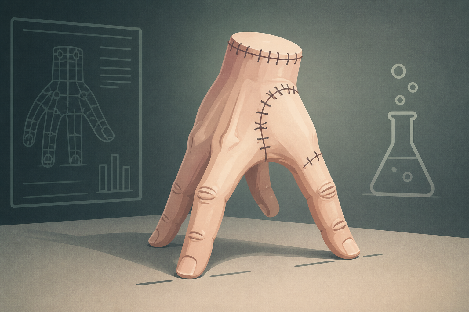 Lord Have Mercy as Researchers Create Walking Disembodied Hand Like That Little Guy From "The Addams Family"