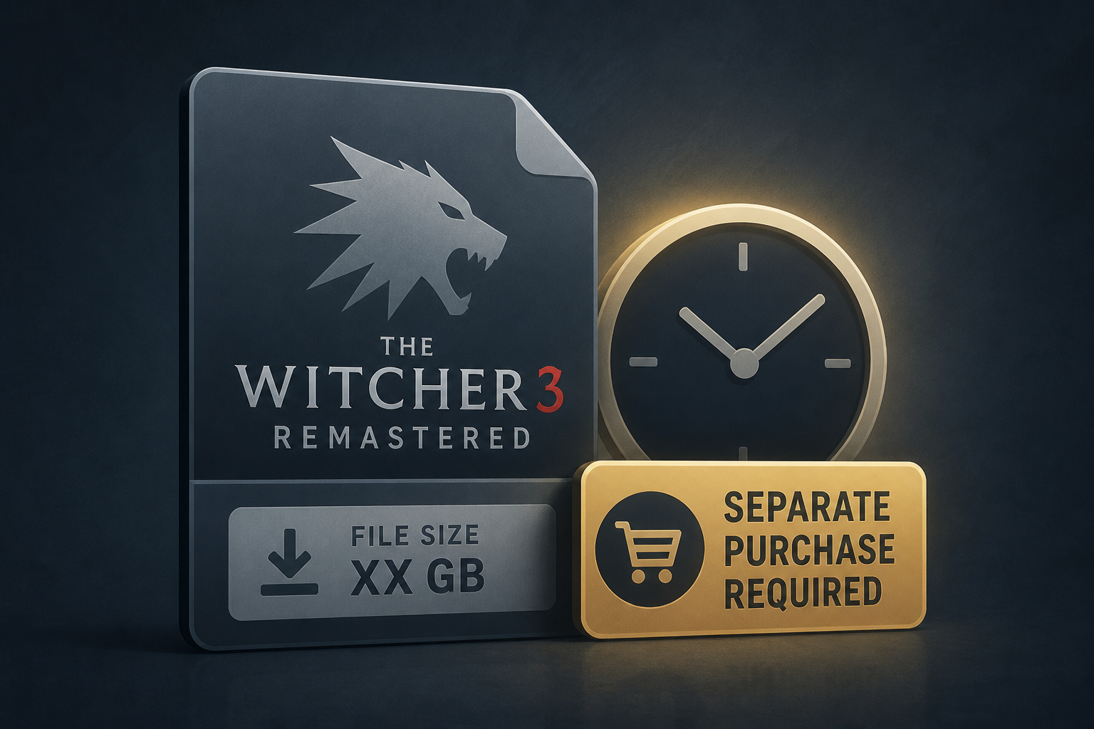 PSA: The Witcher 3 Remastered File Size And Release Time Confirmed, Separate Purchase Required