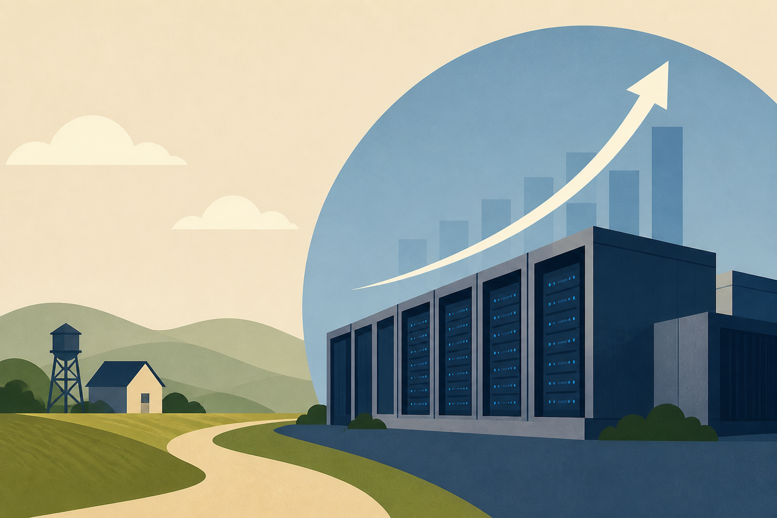 See how data centers are changing the American landscape