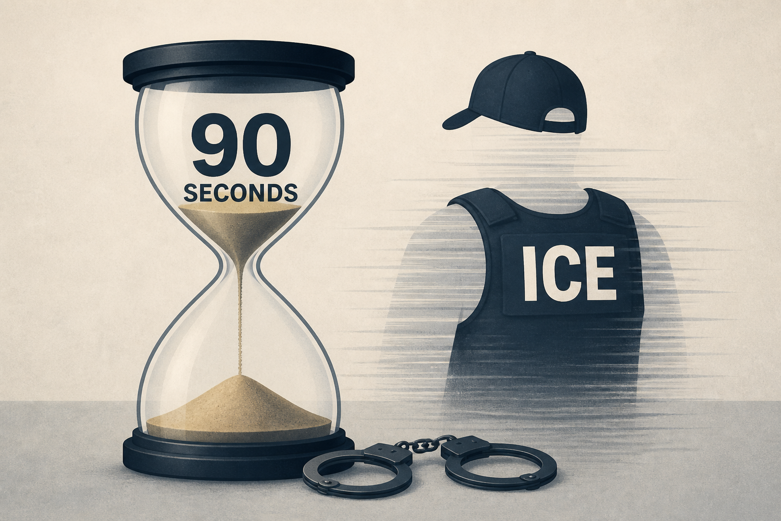 Gone in 90 seconds: an ‘invisibilized’ ICE is arresting more people than ever