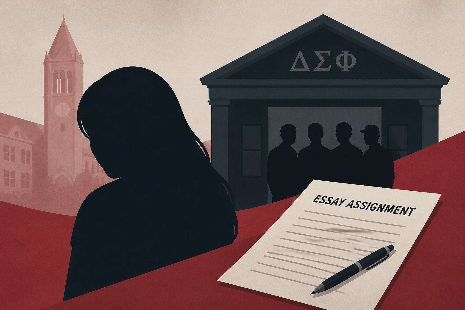 Ex-Cornell student sues fraternity members and college over alleged gang rape and claims several were punished with essay-writing