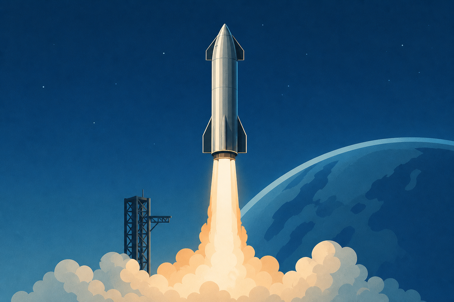 SpaceX launches Starship's 1st orbital flight test