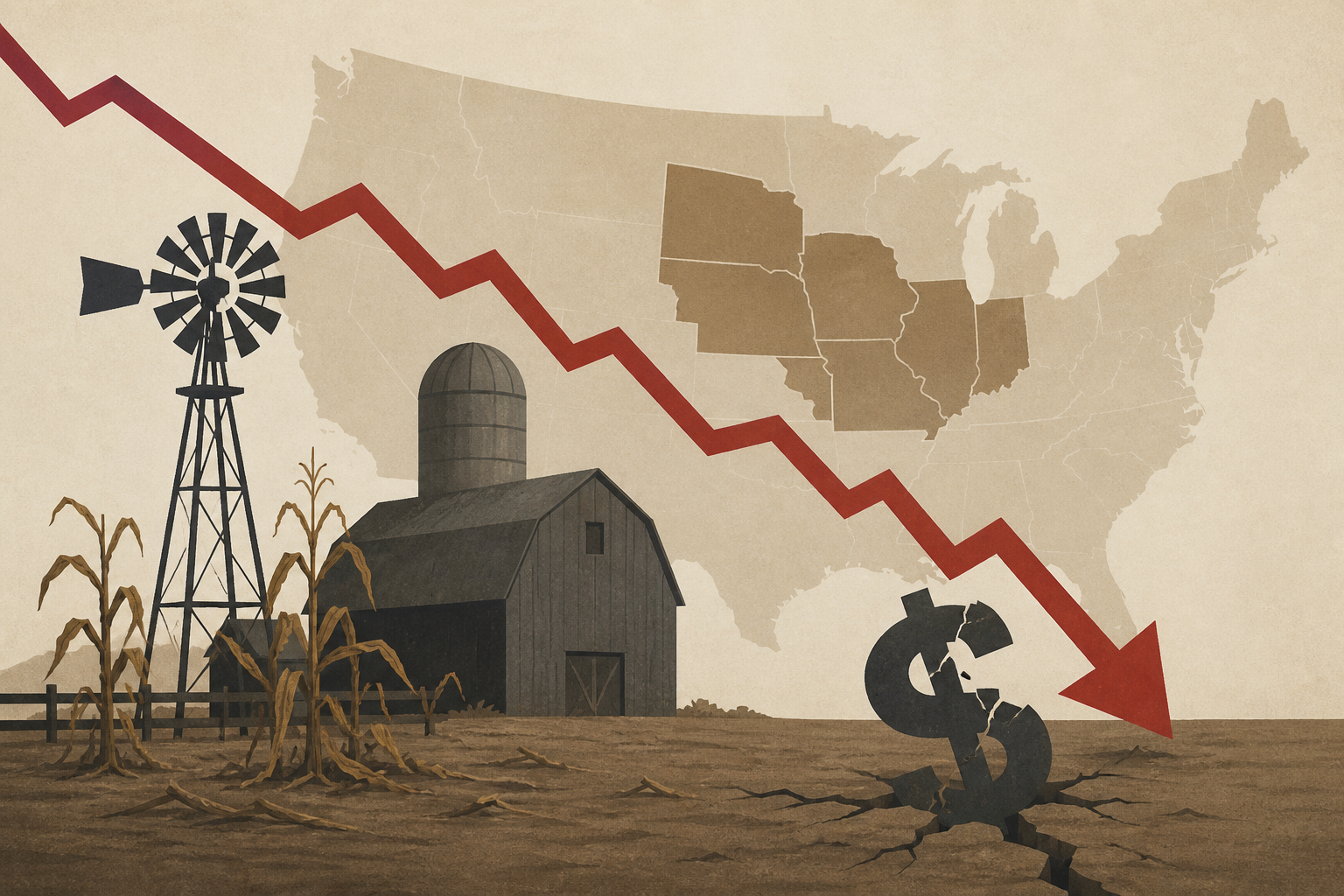 ‘Is it really worth it to keep going on?’ Economic pain hits America’s farm belt