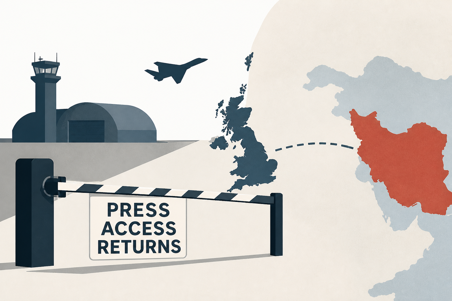 U.K. air base; Iran war; press access returns : NPR