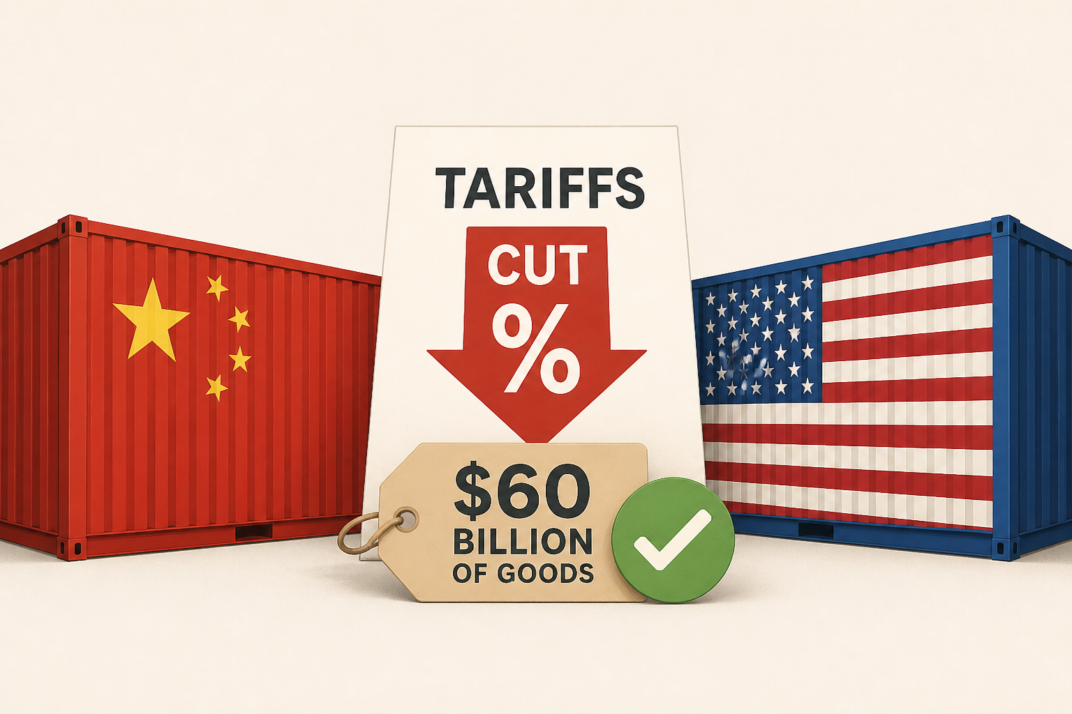 China and U.S. agree to tariff cuts on $60 billion of goods