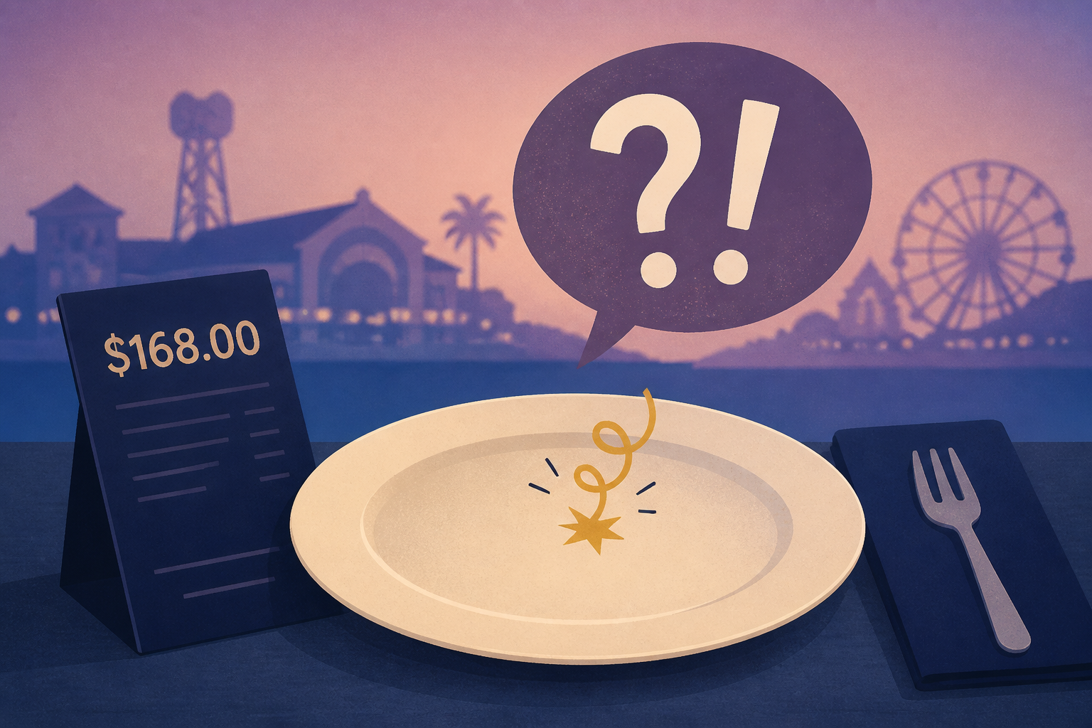 ‘Can’t even’: Man spends $168 on a birthday dinner at Disney Springs. Then the surprise arrives on an empty plate