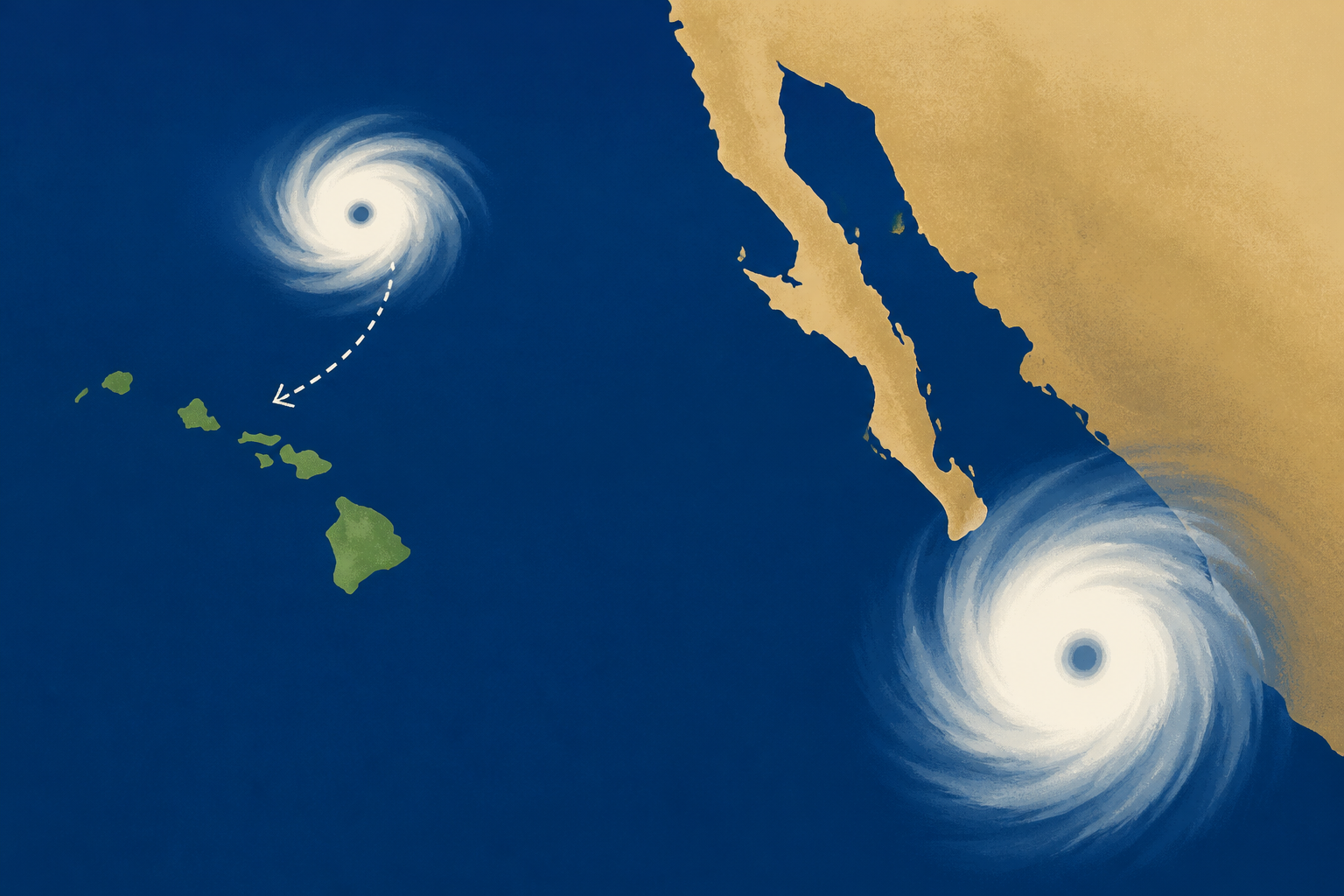 Hurricane Nolo still threatens Hawaii as Mexico's Baja braces for major Hurricane Polo