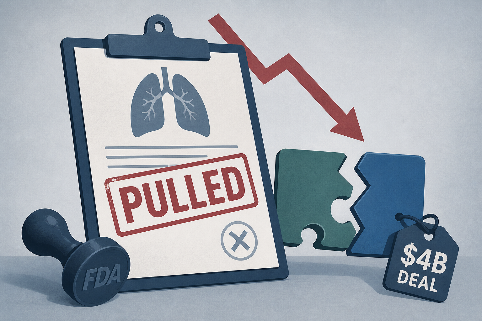 Merck, Daiichi pull lung cancer filing after FDA pushback deals another blow to $4B deal